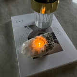 Unik Telysholder Kvarts #4