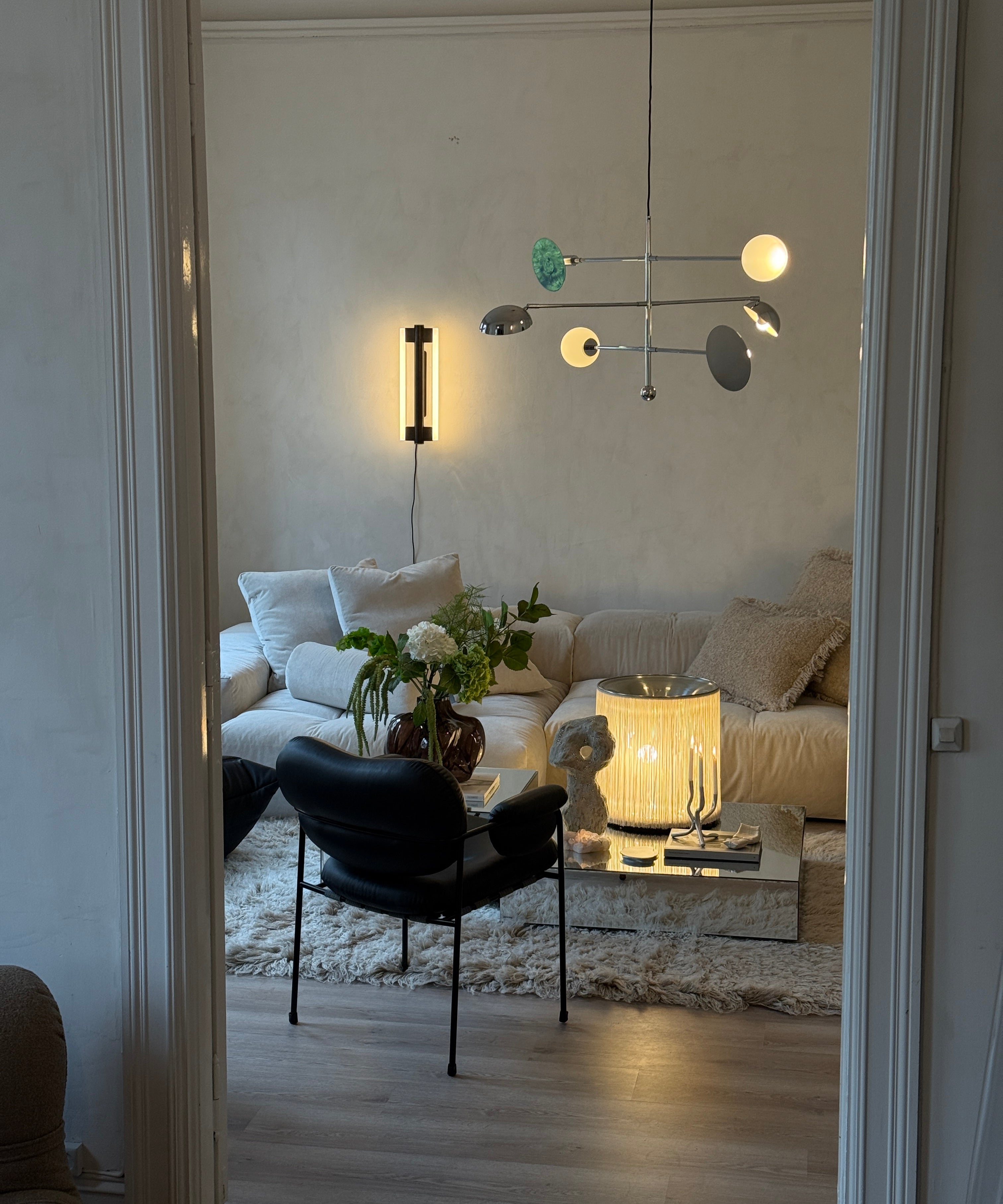 Sahn Chandelier - Chrome - Ustillingsmodell