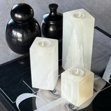 Onyx Telysholder -  18 cm