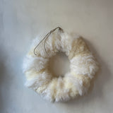 Krans - Saueskinn - Kremhvit