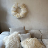 Krans - Saueskinn - Kremhvit