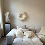 Krans - Saueskinn - Kremhvit