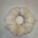 Krans - Saueskinn - Kremhvit