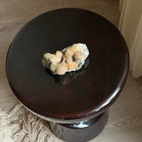 Wooden Stool - Burgundy