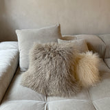 Pute Tibetansk Saueskinn 45x45 - Sand