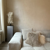 Pute Tibetansk Saueskinn 45x45 - Sand