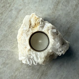 Unik Telysholder Kvarts #25