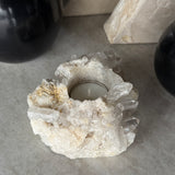 Unik Telysholder Kvarts #25