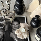 Unik Telysholder Kvarts #26