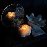 Unik Telysholder Kvarts #25