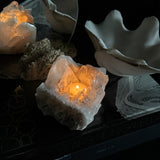 Unik Telysholder Kvarts #27