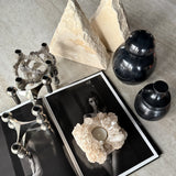 Unik Telysholder Kvarts #28