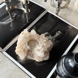 Unik Telysholder Kvarts #28