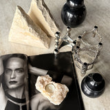 Unik Telysholder Kvarts #30