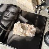 Unik Telysholder Kvarts #30