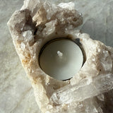 Unik Telysholder Kvarts #30