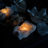 Unik Telysholder Kvarts #30