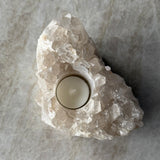 Unik Telysholder Kvarts #31