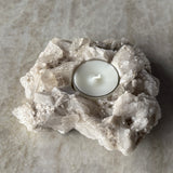 Unik Telysholder Kvarts #33