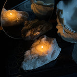 Unik Telysholder Kvarts #35