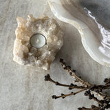 Unik Telysholder Kvarts #36