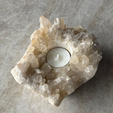 Unik Telysholder Kvarts #36