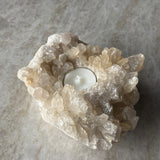 Unik Telysholder Kvarts #36