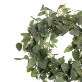 Kunstig Krans Eucalyptus Storbladet - 60cm