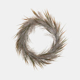 Kunstig Krans Feather Støvlilla - 58cm