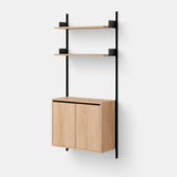 New Works Vegghylle med skap - Tall - Flere varianter