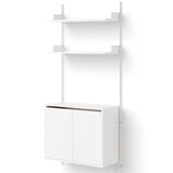 New Works Vegghylle med skap - Tall - Flere varianter