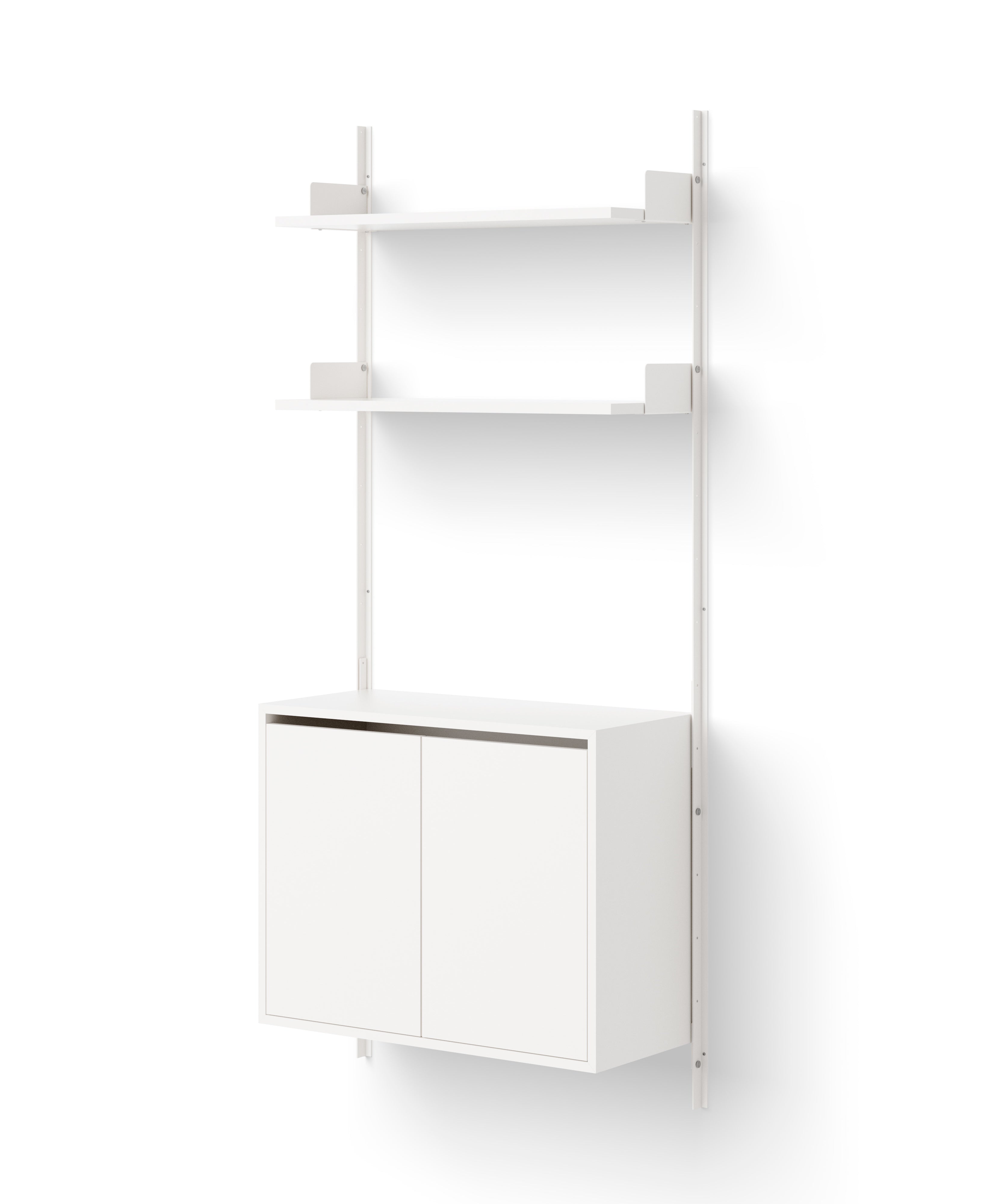 New Works Vegghylle med skap - Tall - Flere varianter