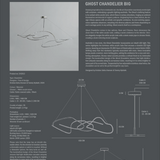 Ghost Chandelier - Chrome - Taklampe