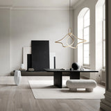 Kumo Chandelier - Stor - Messing