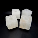 Selenitt Telysholder - Kvadratisk