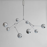 Drop Chandelier Globe - Taklampe - Chrome - Flere varianter