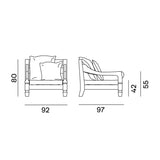 Jeko 01/05 Loungestol - Outdoor - Flere Varianter