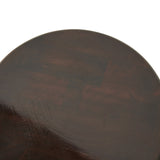 Wooden Stool - Burgundy