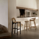 Barstol - Teak / Rotting H 100 cm