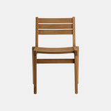 Spisestol - 2 stk - Resirkulert Teak - Med pute