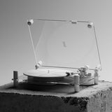 Transparent Turntable - White