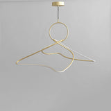 Kumo Chandelier - Stor - Messing