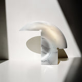 Biagio Bordlampe - Hvit Marmor