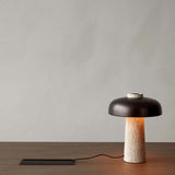 Reverse Bordlampe - Travertine