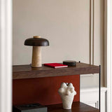 Reverse Bordlampe - Travertine